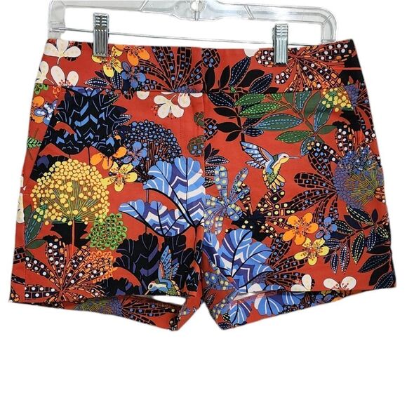 Ann Taylor Loft multi color baroque print shorts 2 - Picture 1 of 4